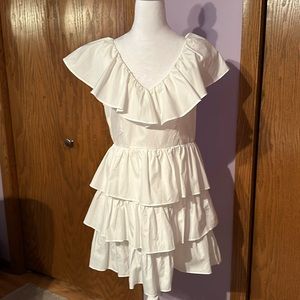 A New Day white dress size medium along with an A New Day pink purse.